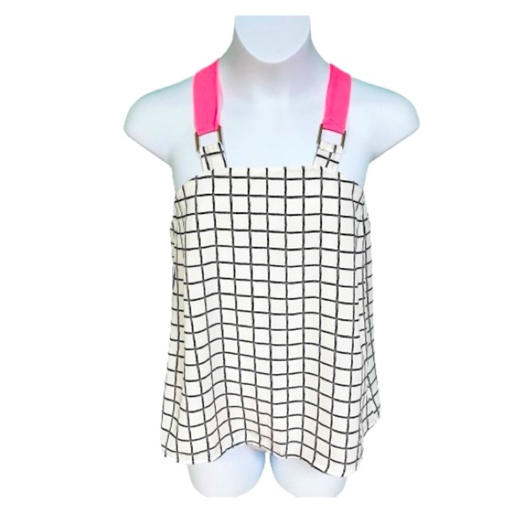 NWOT Kiddo by Katie Saks 5th Avenue Striped Swing Open Back Top Girls Size S 8